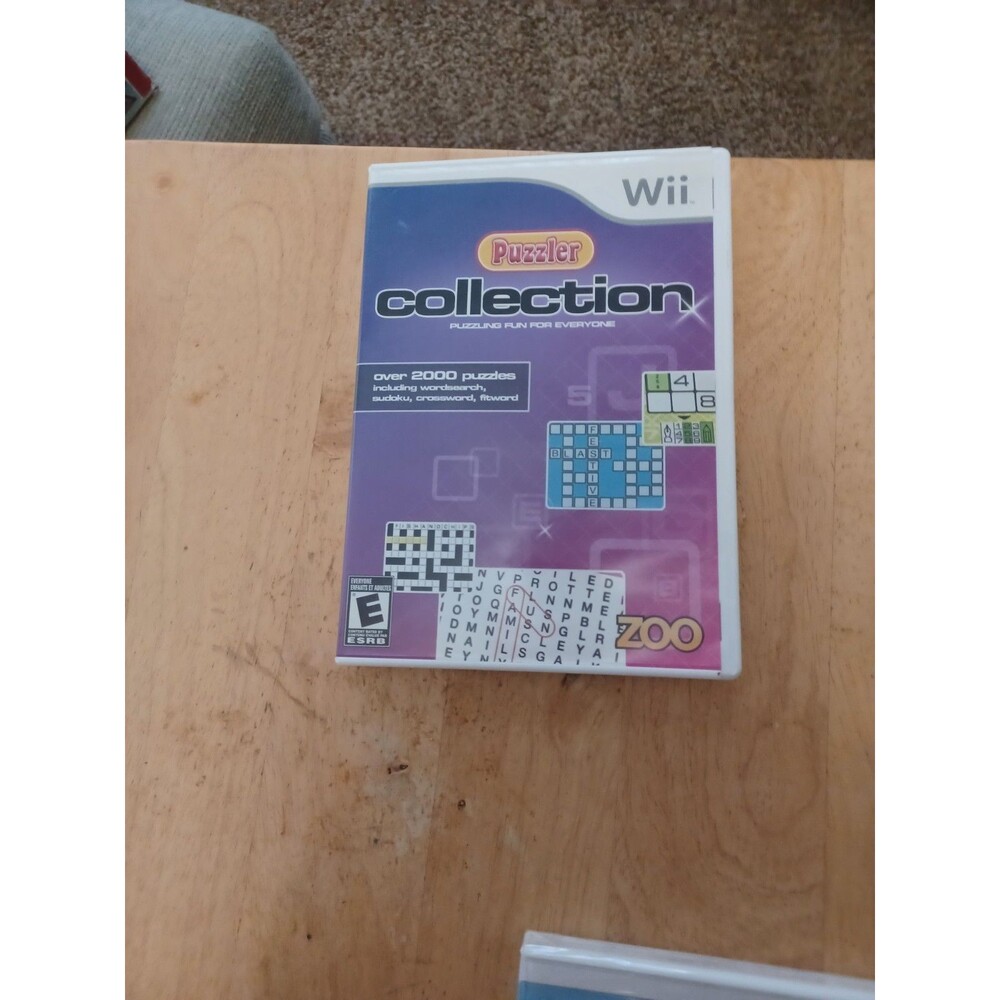 Wii Puzzler Collection Over 2000 Puzzles used SUDOKU PUZZLES FITWORD